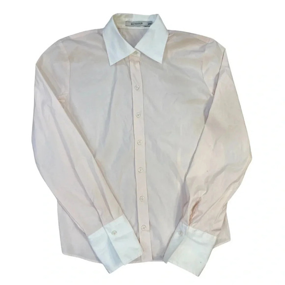 Holt Renfrew  Blouse | Two Tone Pink and white | Size M - Picture 1 of 4